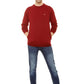 Allen Solly Men Casual Cotton Crew Neck, Regular Sweatshirt (Asstorgpm88973_Maroon_L)