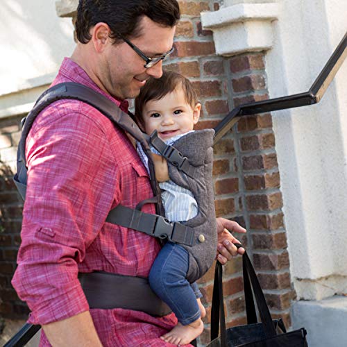 Infantino Flip Advanced 4-in-1 Carrier - Ergonomic, convertible, face-in and face-out front and back carry for newborns and older babies 8-32 lbs