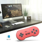 Asiproper SN30 retro trådlös Bluetooth Joystick gamepad controller för niondisk switch spelkonsol Android PC telefon Mac OS, röd