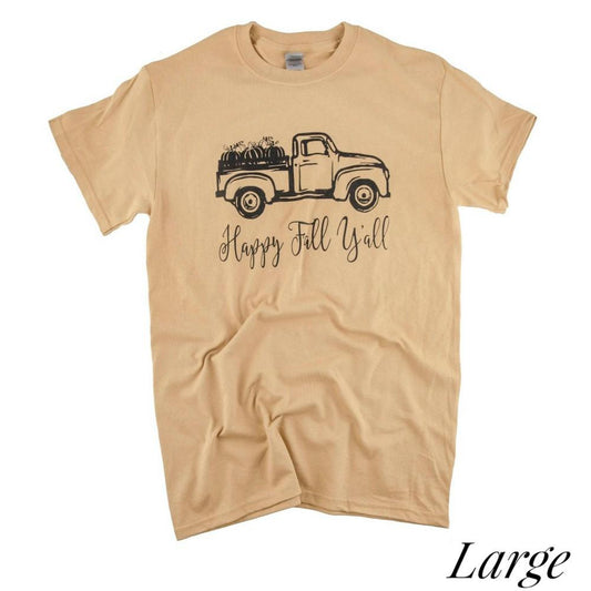 happy fall ya ll truck graphic-tee