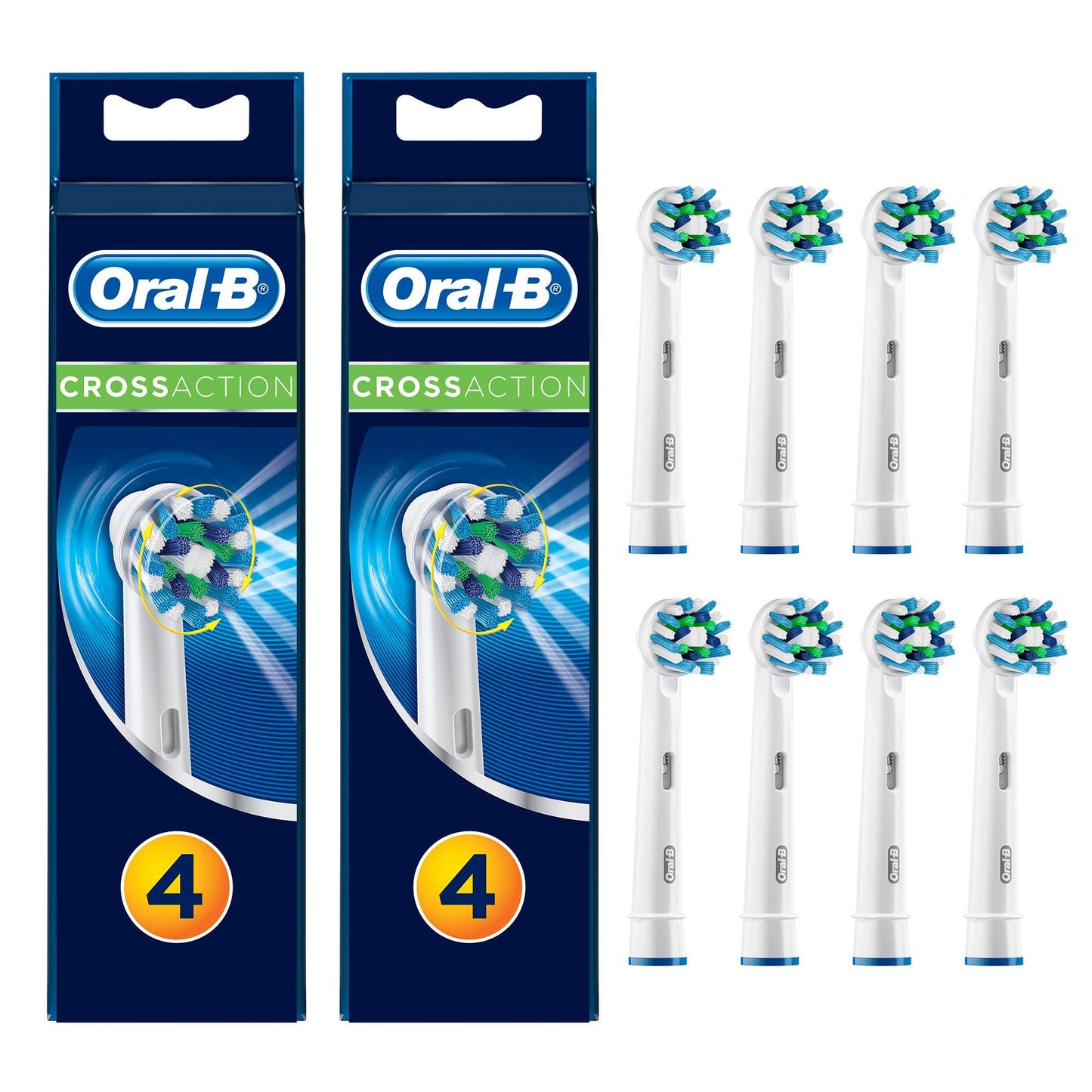 Oral-B Cross Action Diş Fırçası Yedek Başlığı, 8 Adet