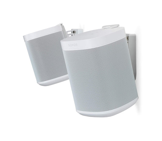 Flexson Väggfäste för Sonos One, One SL and Play:1 Ett Par Vit